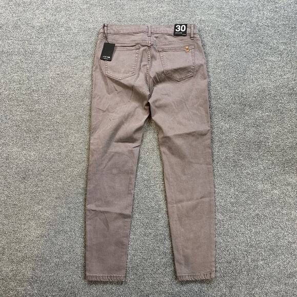 Joes Jeans Womens 30 Mauve Denim Skinny Ankle Mid Rise Stretch Zip Fly Pockets - Picture 9 of 11